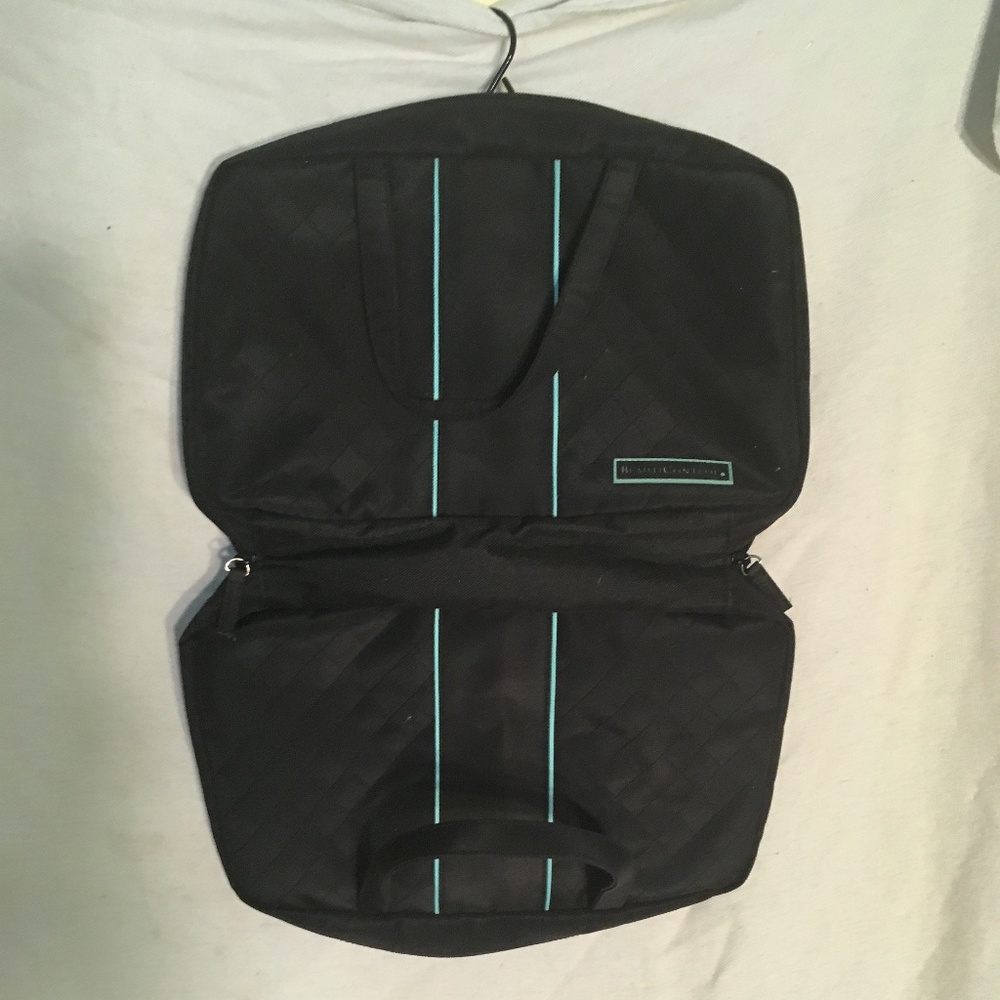 EUC BEAUTICONTROL Makeup Travel Case black/green